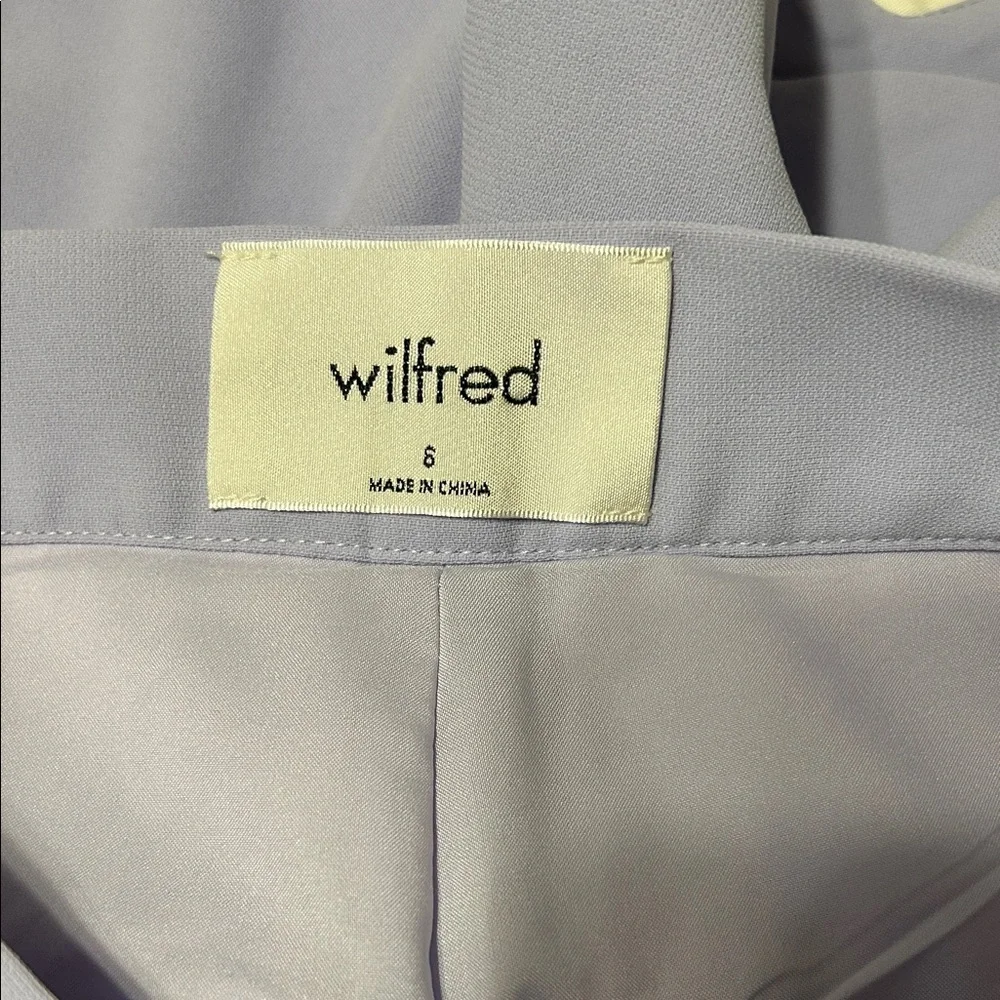🪗 Wilfred High Waist Lavender/lilac Shorts scalloped hem size 6 GUC..